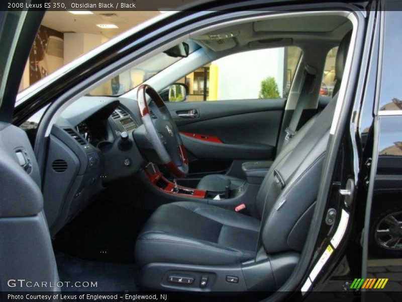 Obsidian Black / Black 2008 Lexus ES 350