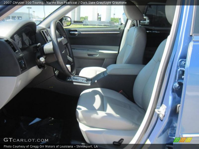 Marine Blue Pearlcoat / Dark Slate Gray/Light Graystone 2007 Chrysler 300 Touring