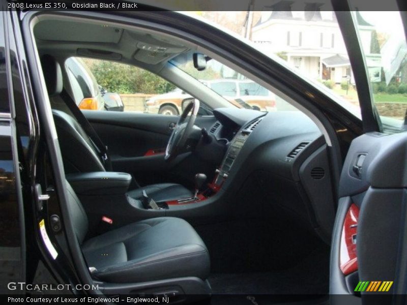 Obsidian Black / Black 2008 Lexus ES 350