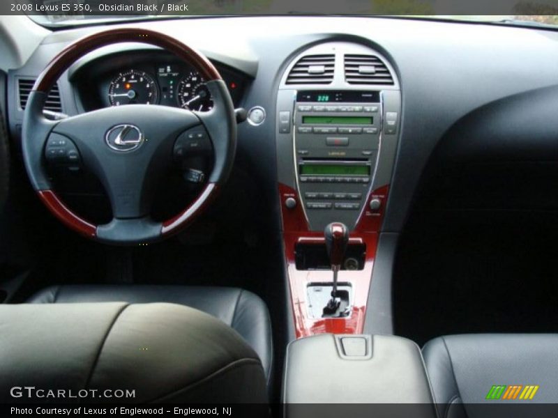 Obsidian Black / Black 2008 Lexus ES 350