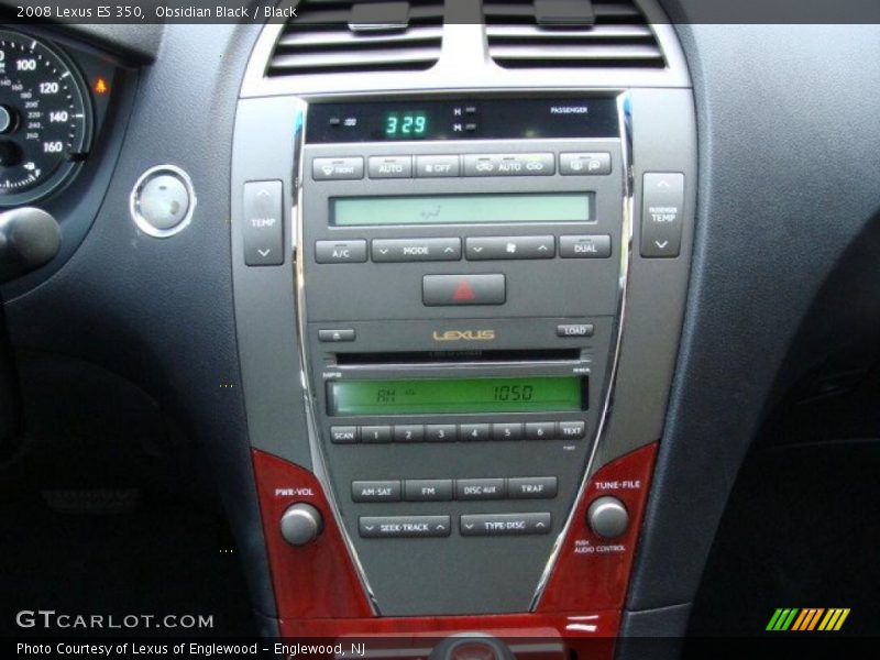 Obsidian Black / Black 2008 Lexus ES 350