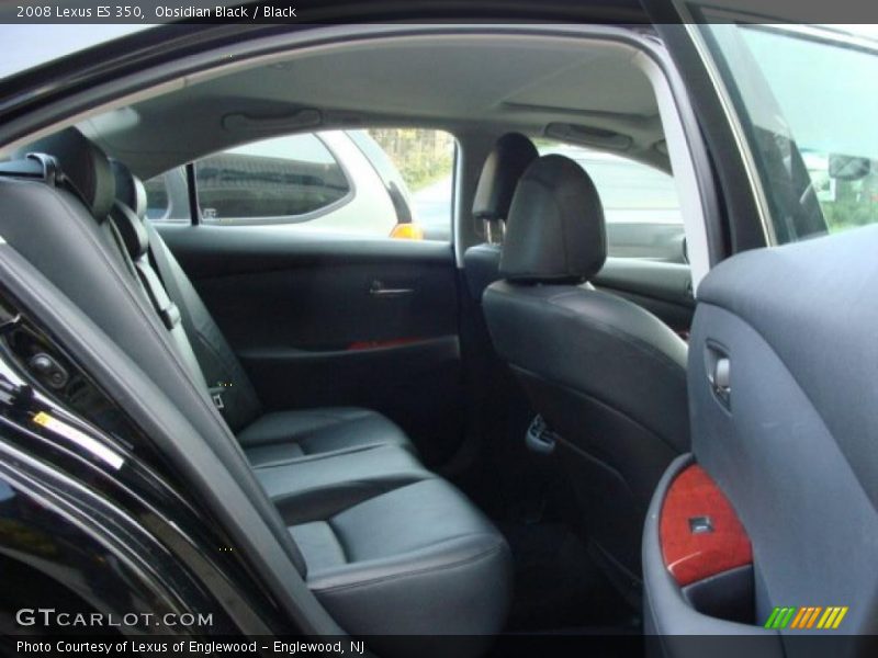 Obsidian Black / Black 2008 Lexus ES 350