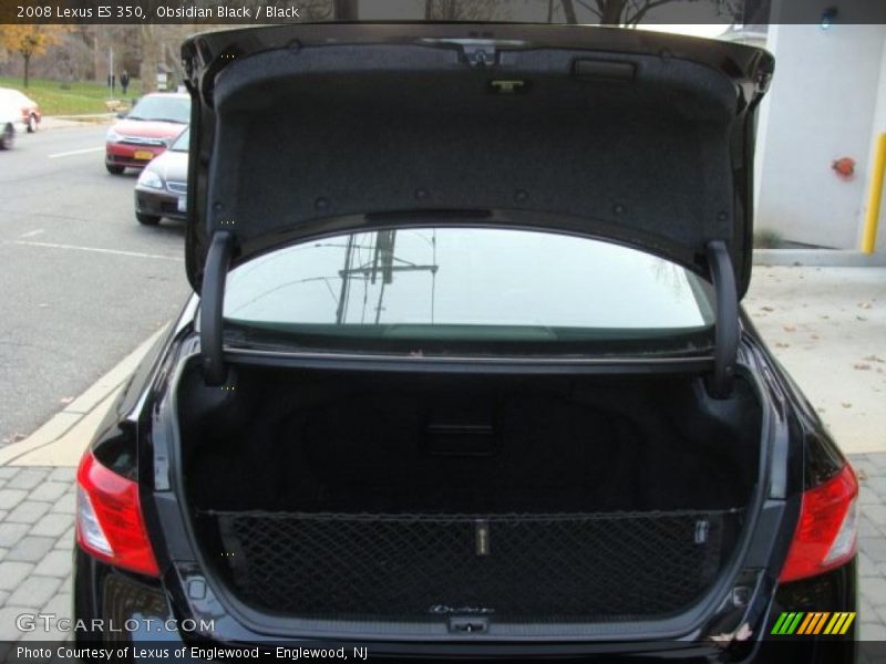 Obsidian Black / Black 2008 Lexus ES 350