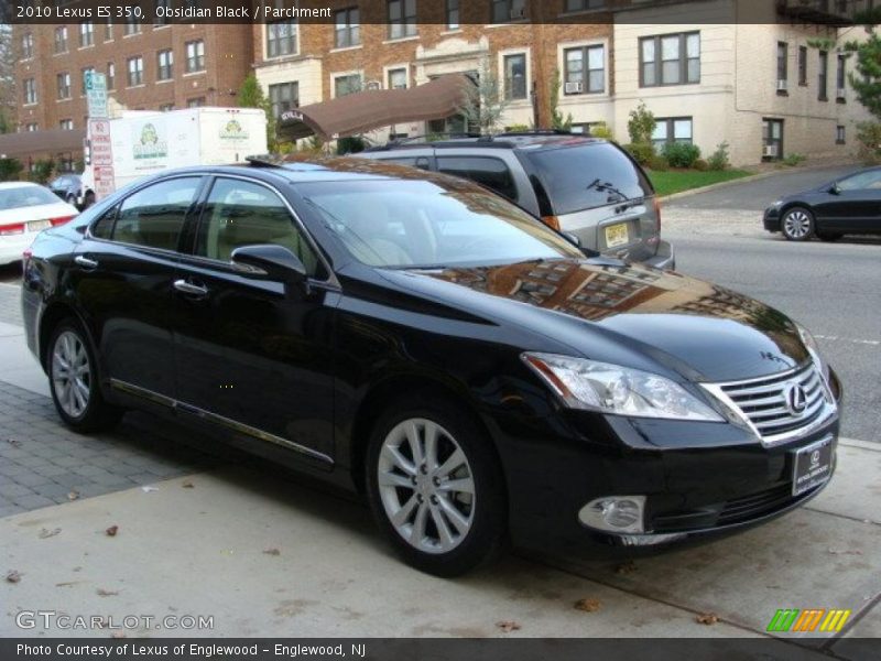 Obsidian Black / Parchment 2010 Lexus ES 350