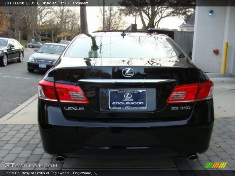 Obsidian Black / Parchment 2010 Lexus ES 350
