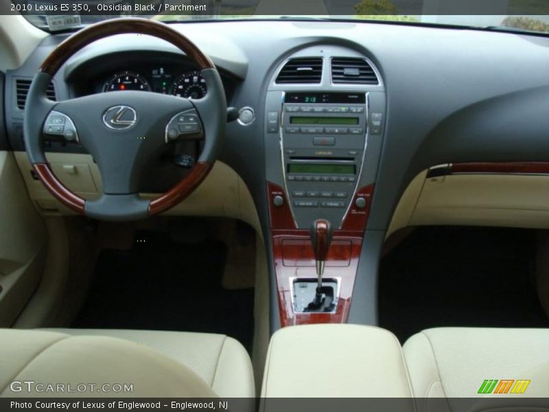 Dashboard of 2010 ES 350