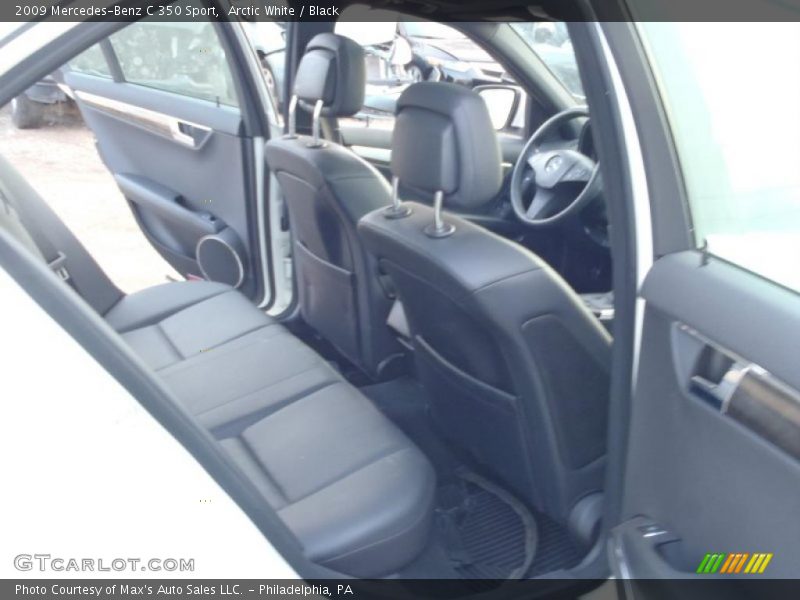 Arctic White / Black 2009 Mercedes-Benz C 350 Sport