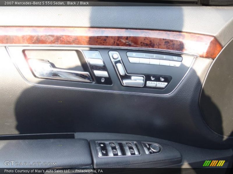 Black / Black 2007 Mercedes-Benz S 550 Sedan