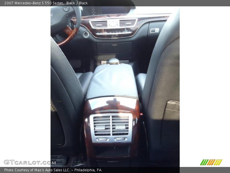 Black / Black 2007 Mercedes-Benz S 550 Sedan
