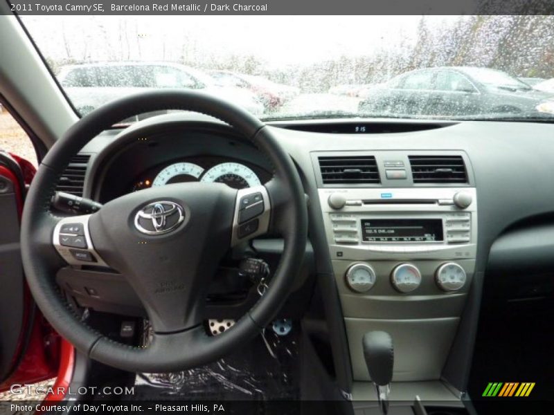 Barcelona Red Metallic / Dark Charcoal 2011 Toyota Camry SE