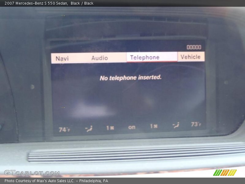 Black / Black 2007 Mercedes-Benz S 550 Sedan