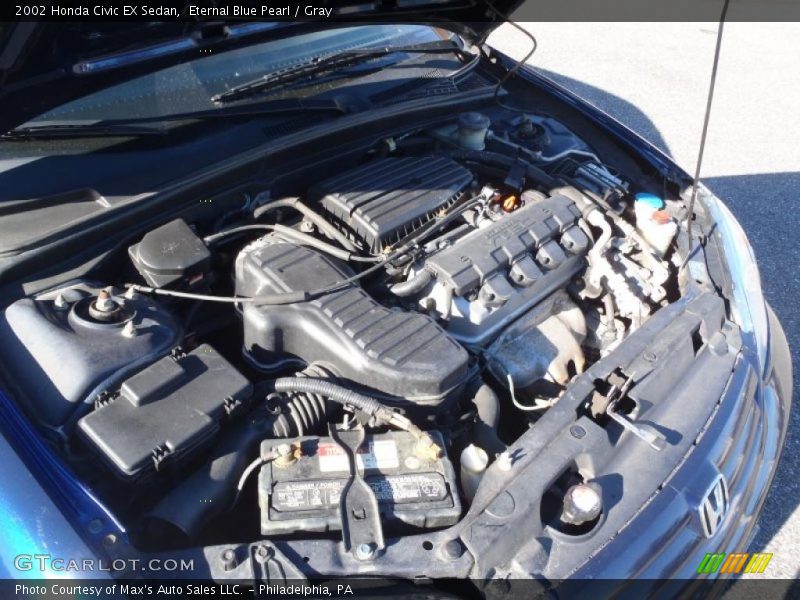  2002 Civic EX Sedan Engine - 1.7 Liter SOHC 16-Valve 4 Cylinder