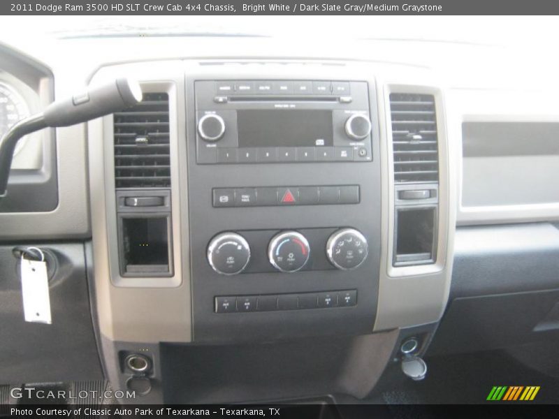 Bright White / Dark Slate Gray/Medium Graystone 2011 Dodge Ram 3500 HD SLT Crew Cab 4x4 Chassis
