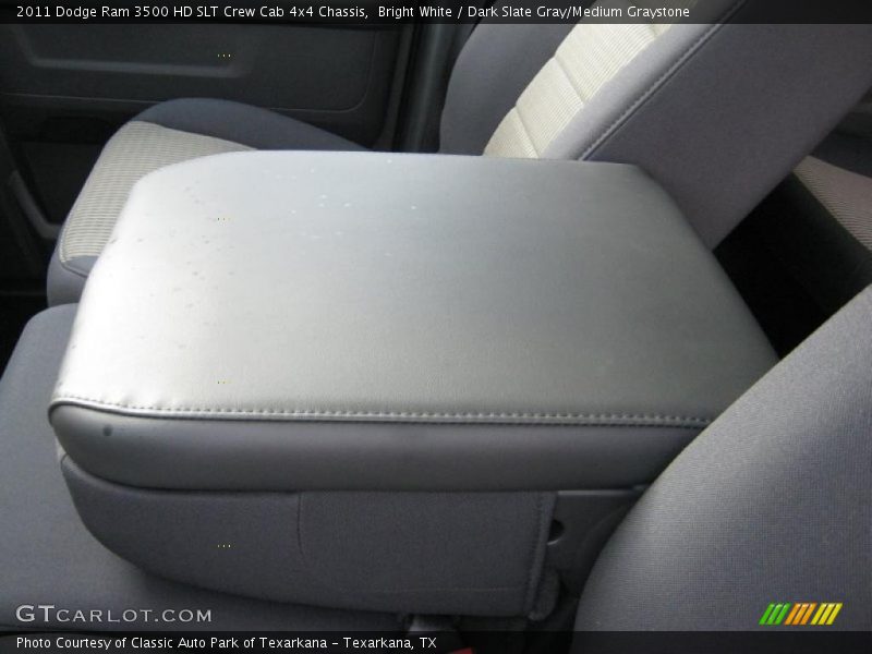 Bright White / Dark Slate Gray/Medium Graystone 2011 Dodge Ram 3500 HD SLT Crew Cab 4x4 Chassis