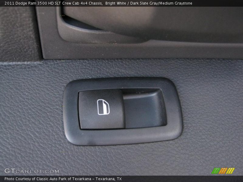 Bright White / Dark Slate Gray/Medium Graystone 2011 Dodge Ram 3500 HD SLT Crew Cab 4x4 Chassis