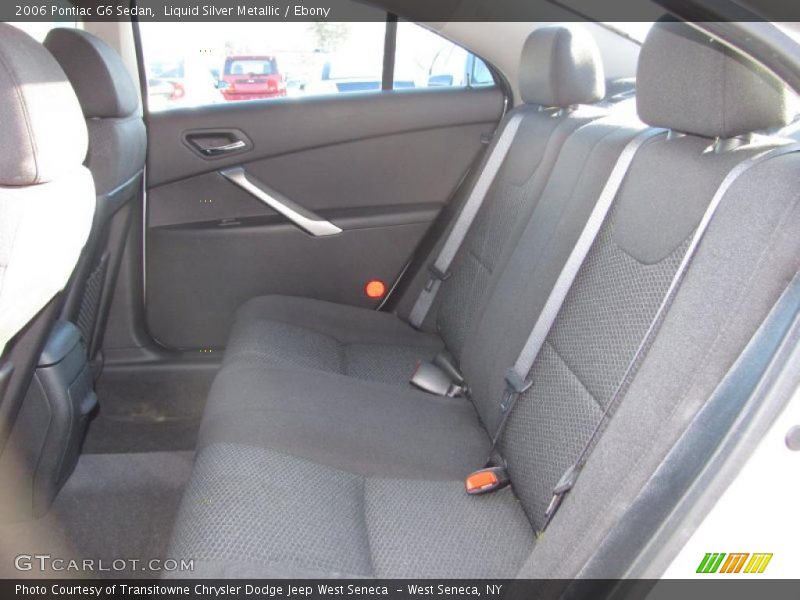 Liquid Silver Metallic / Ebony 2006 Pontiac G6 Sedan