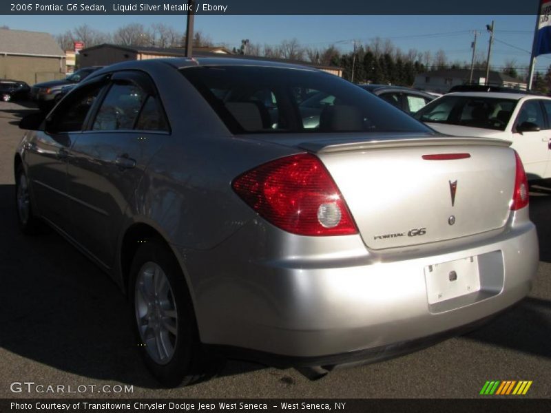 Liquid Silver Metallic / Ebony 2006 Pontiac G6 Sedan