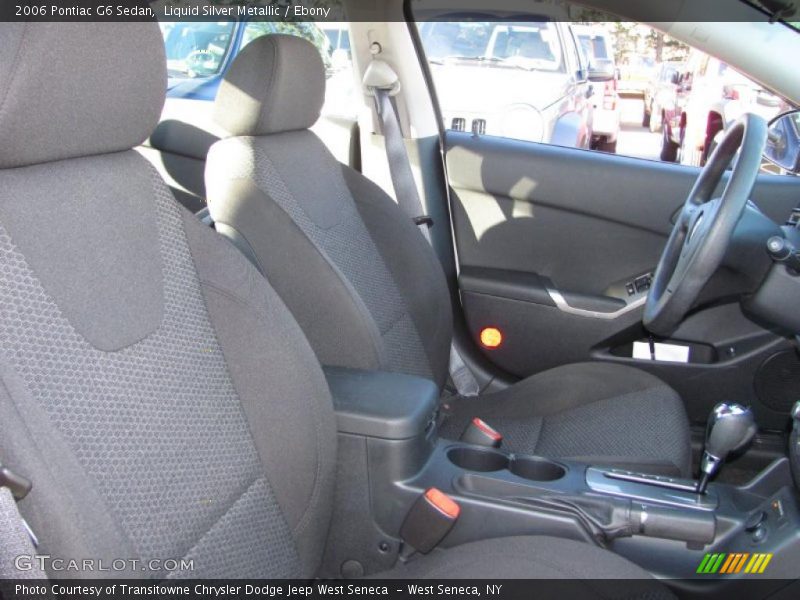 Liquid Silver Metallic / Ebony 2006 Pontiac G6 Sedan