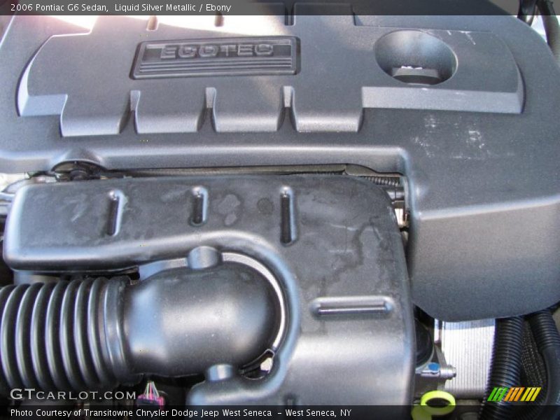 Liquid Silver Metallic / Ebony 2006 Pontiac G6 Sedan
