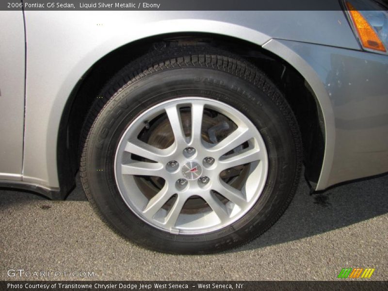Liquid Silver Metallic / Ebony 2006 Pontiac G6 Sedan