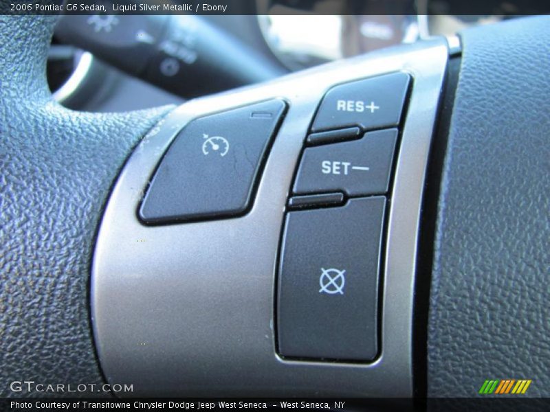 Liquid Silver Metallic / Ebony 2006 Pontiac G6 Sedan