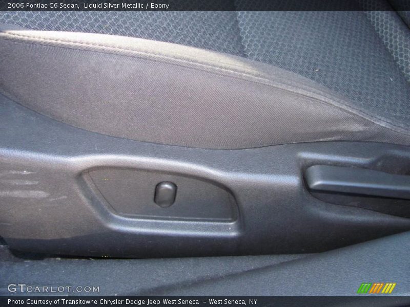Liquid Silver Metallic / Ebony 2006 Pontiac G6 Sedan