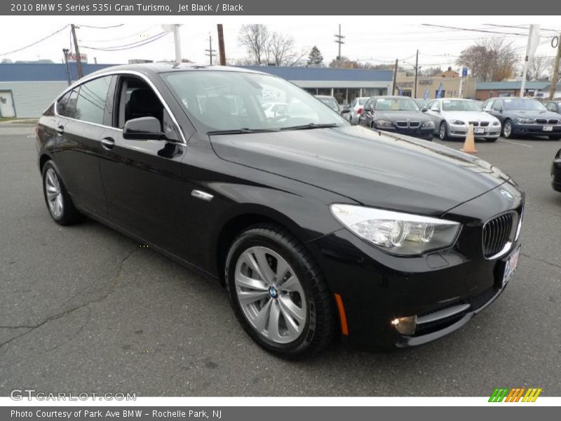 Jet Black / Black 2010 BMW 5 Series 535i Gran Turismo