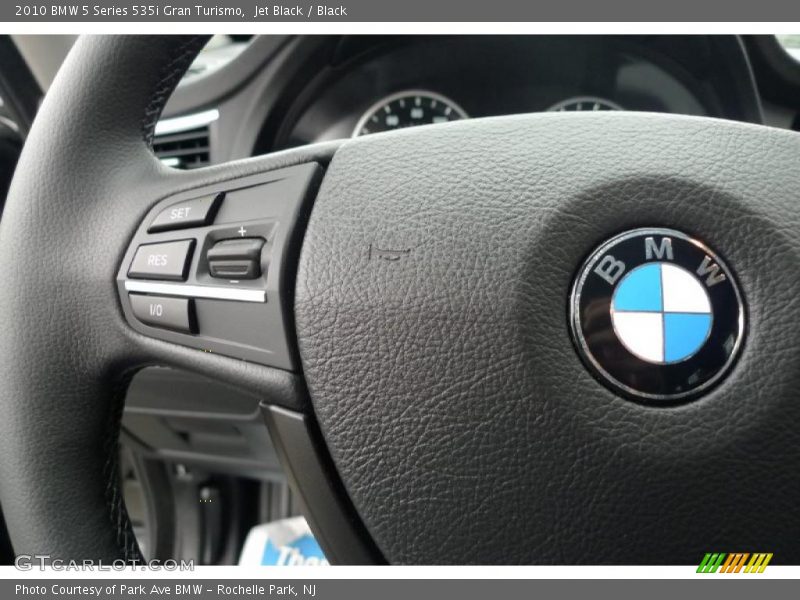 Jet Black / Black 2010 BMW 5 Series 535i Gran Turismo