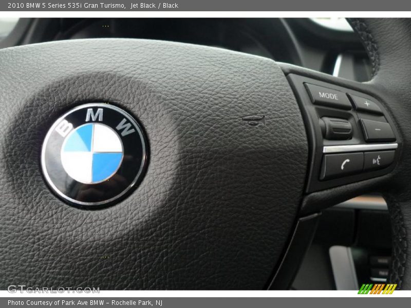 Jet Black / Black 2010 BMW 5 Series 535i Gran Turismo