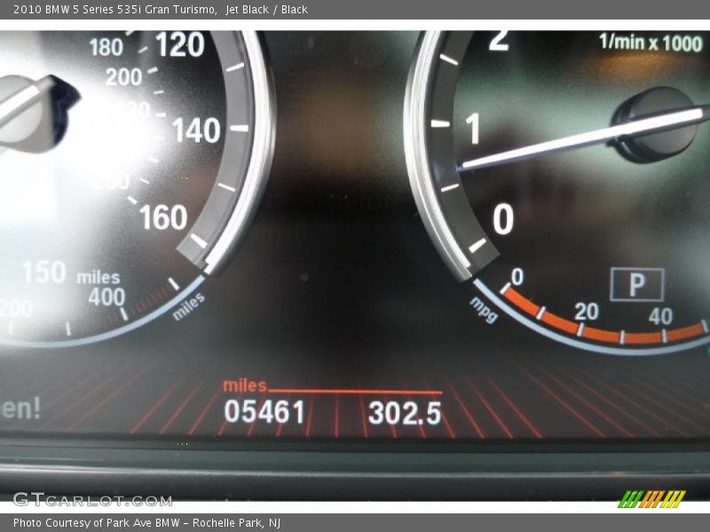 Jet Black / Black 2010 BMW 5 Series 535i Gran Turismo