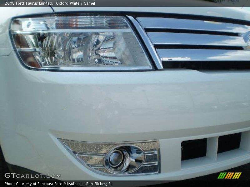 Oxford White / Camel 2008 Ford Taurus Limited