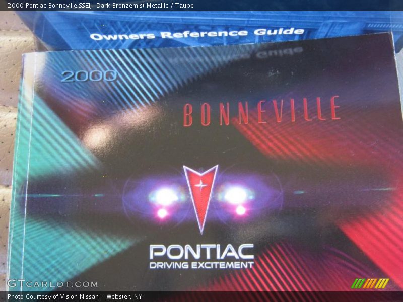 Dark Bronzemist Metallic / Taupe 2000 Pontiac Bonneville SSEi