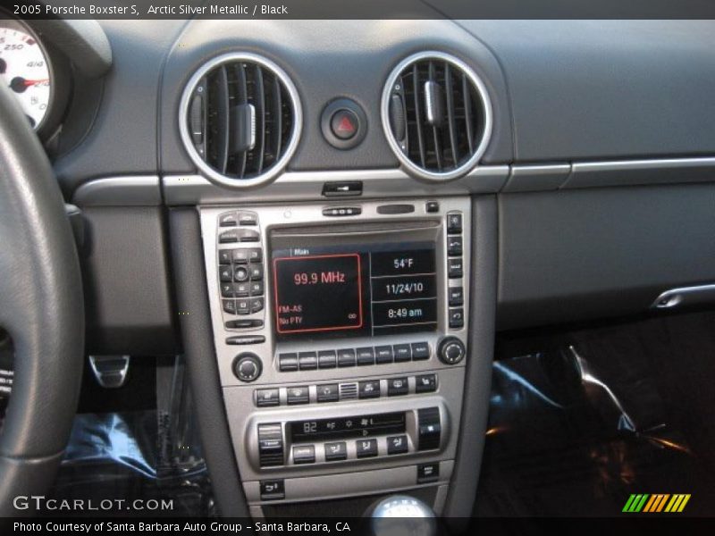 Controls of 2005 Boxster S