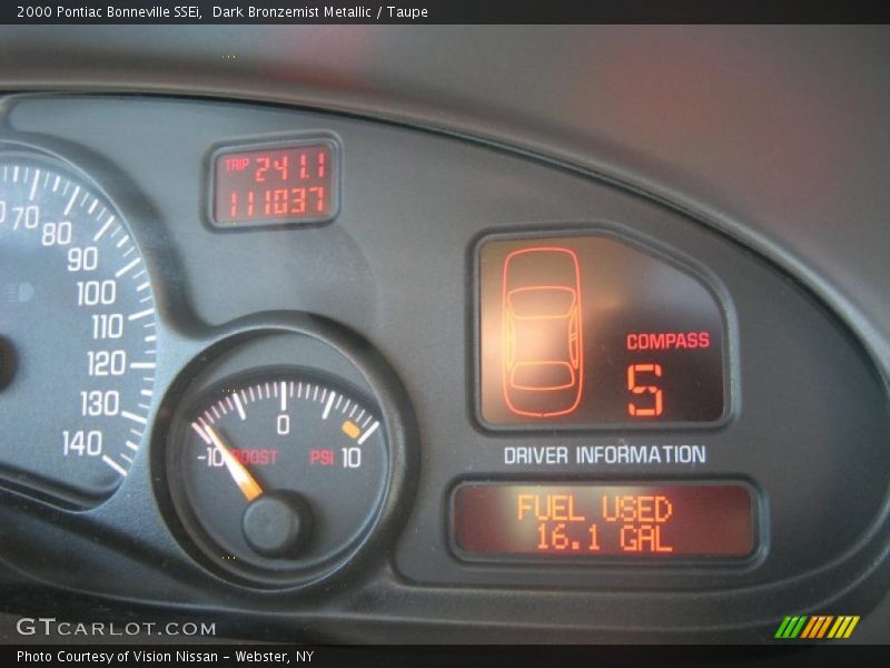 Dark Bronzemist Metallic / Taupe 2000 Pontiac Bonneville SSEi