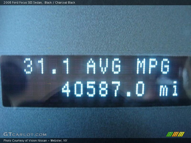 Black / Charcoal Black 2008 Ford Focus SES Sedan