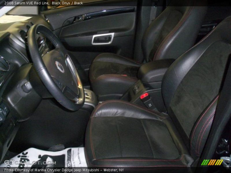 Black Onyx / Black 2008 Saturn VUE Red Line