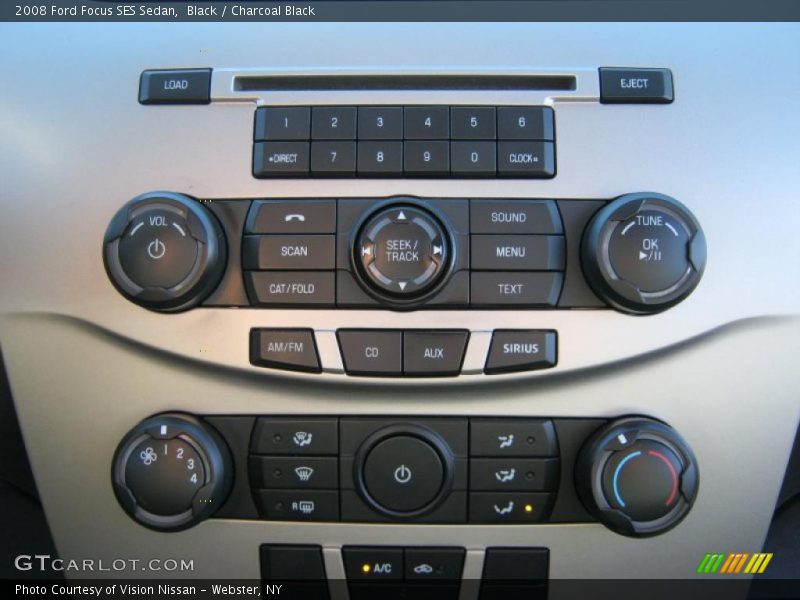 Black / Charcoal Black 2008 Ford Focus SES Sedan