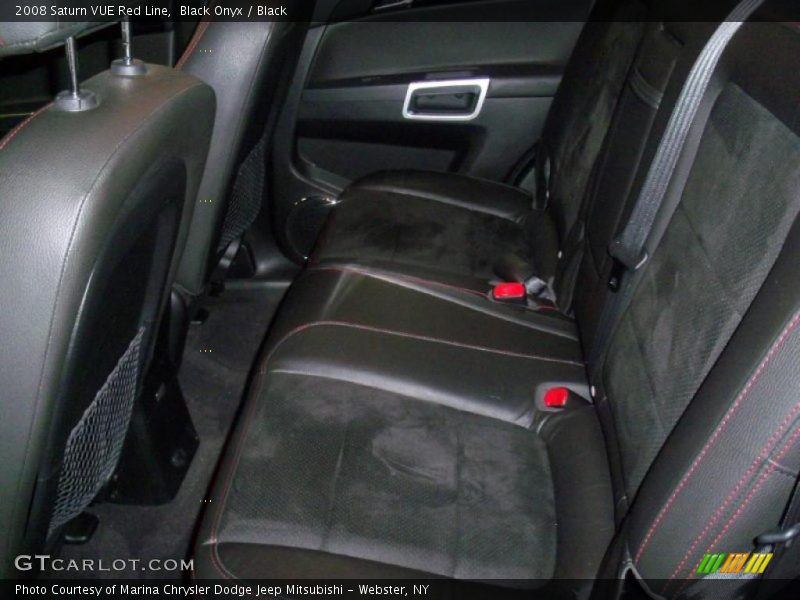 Black Onyx / Black 2008 Saturn VUE Red Line