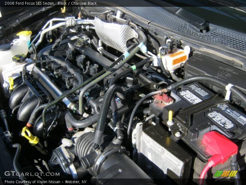 Black / Charcoal Black 2008 Ford Focus SES Sedan