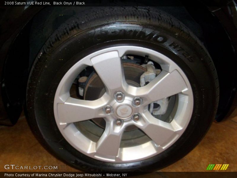 Black Onyx / Black 2008 Saturn VUE Red Line