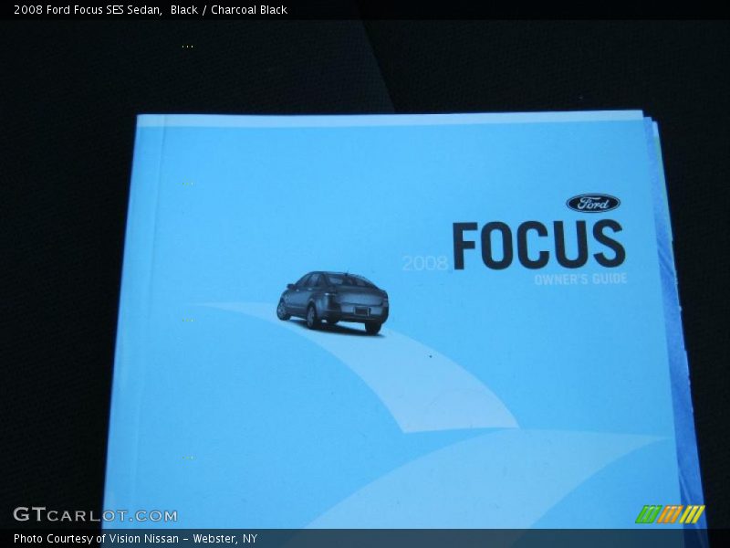 Black / Charcoal Black 2008 Ford Focus SES Sedan