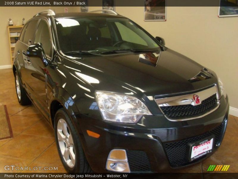 Black Onyx / Black 2008 Saturn VUE Red Line
