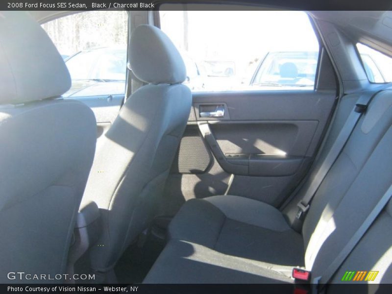 Black / Charcoal Black 2008 Ford Focus SES Sedan