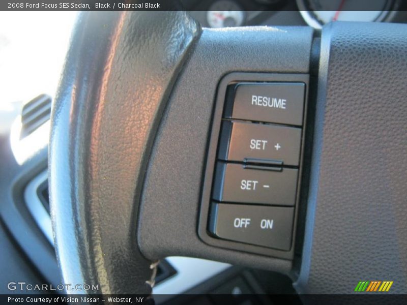 Black / Charcoal Black 2008 Ford Focus SES Sedan