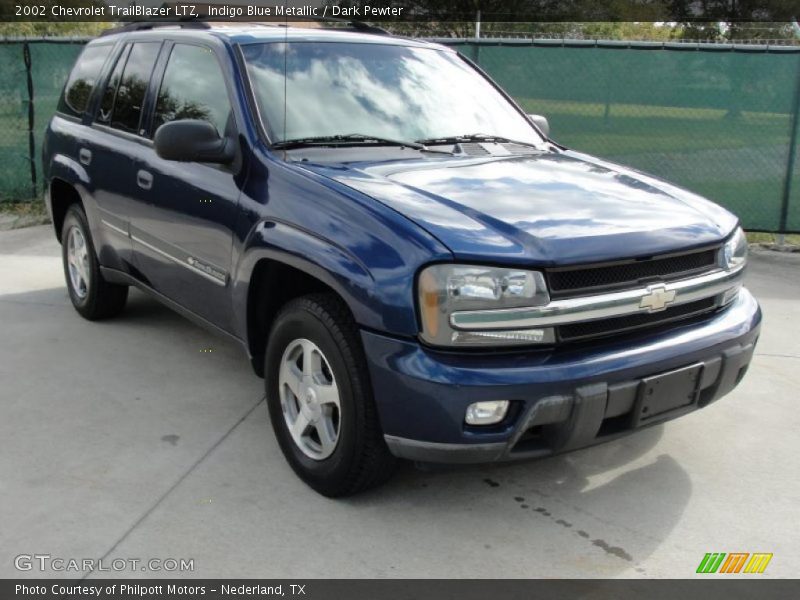 Indigo Blue Metallic / Dark Pewter 2002 Chevrolet TrailBlazer LTZ