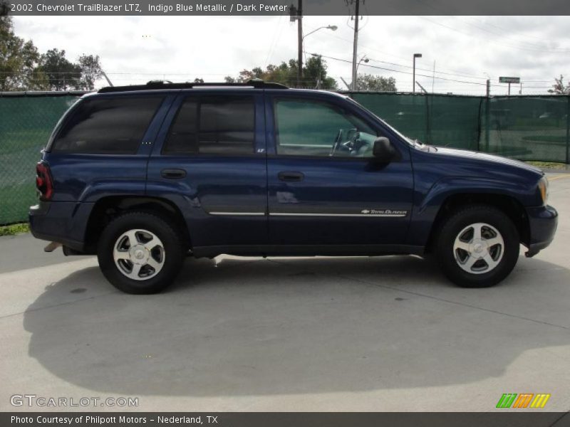 Indigo Blue Metallic / Dark Pewter 2002 Chevrolet TrailBlazer LTZ