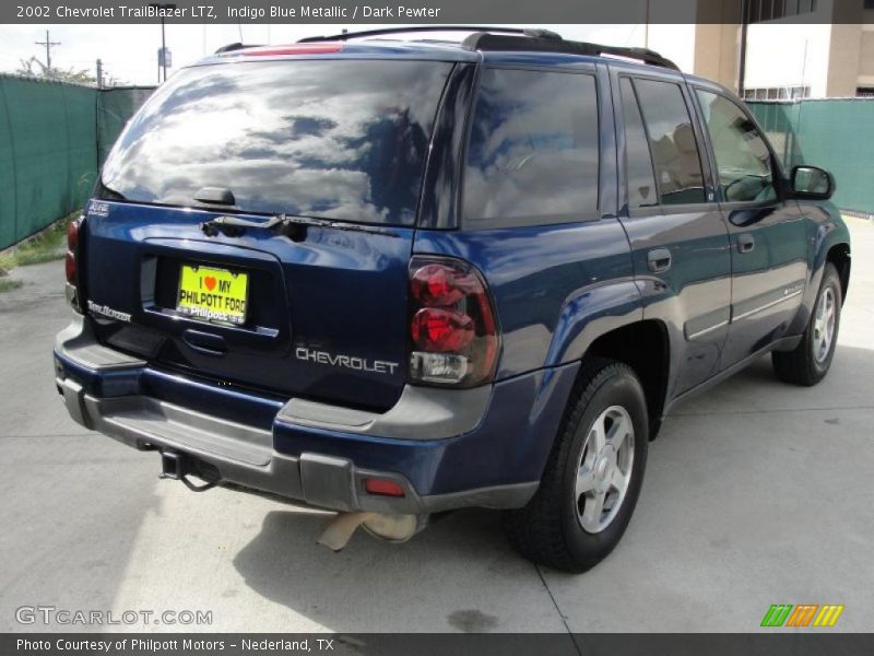 Indigo Blue Metallic / Dark Pewter 2002 Chevrolet TrailBlazer LTZ