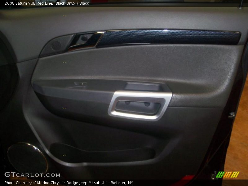 Black Onyx / Black 2008 Saturn VUE Red Line