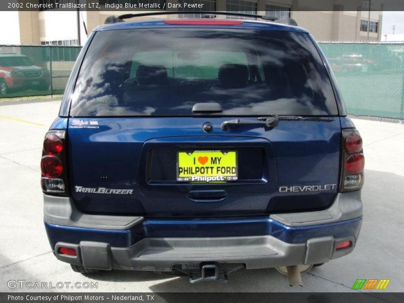 Indigo Blue Metallic / Dark Pewter 2002 Chevrolet TrailBlazer LTZ