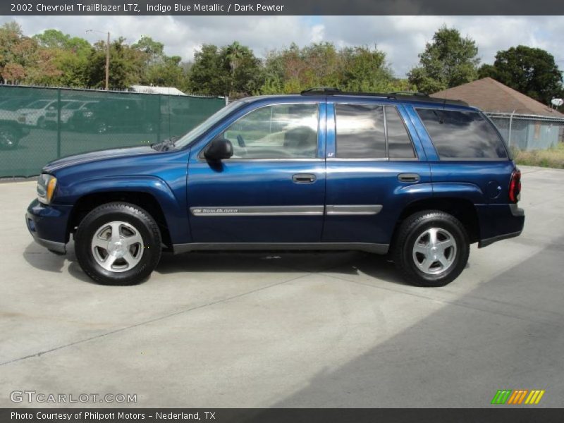 Indigo Blue Metallic / Dark Pewter 2002 Chevrolet TrailBlazer LTZ